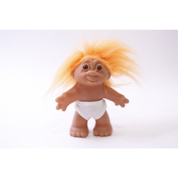1980s, Dam, Troll, Doll, Orange Hair, Vintage, Small Toy, ~ 250929-WH 763 - Picture 1 of 3